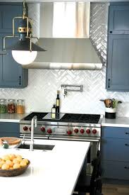 Chevron Backsplash Contemporary Kitchen Von Fitz Design Herringbone Backsplash Outdoor Kitchen Countertops White Backsplash