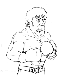 Hang around with this mischievous monkey blast off into outer space to explore new frontiers. Rocky Coloring Pages For Favors Rocky Balboa Rocky Balboa