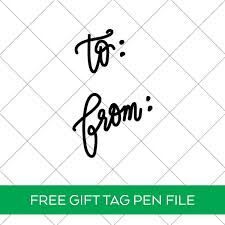 I was able to get 8 tag bases on one sheet of card stock, and less that half a sheet each for the. Cricut Gift Tag Free Draw Svg File Pineapple Paper Co
