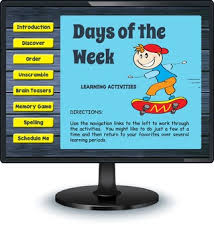 Days Of The Week Interactive Learning Activities It Is Lots Of Fun To Learn The Days Of The Interactive Learning Days Of The Week Activities Interactive Game