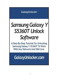 The galaxy note 8, samsung's new note series flagship, is finally here, and it's a huge improvement over. Samsung Galaxy Y S5360t Unlock Software Galaxyunlocker