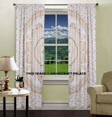 Using a magnetic curtain rod is a fantastic way to create a sense of personality on. Handicraft Palace Indian Ombre Mandala Curtain Panel Set Exotic Living Bed Room Window Drapes Decor Bohemian Set Tulle Cotton Door Window Curtain Drape Panel Curtains Buy Online In Grenada At Grenada Desertcart Com Productid