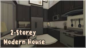 Aesthetic modern kitchen 16kii roblox bloxburg. Roblox Bloxburg 2 Storey Modern House Tour February 9 2021 Minam Bloxburg