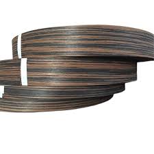 Pre-uv coated veneer ebony edge banding for moulding-E&R Wood Co,.Ltd