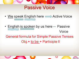 Maybe you would like to learn more about one of these? Passive Voice Ppt Video Online Download