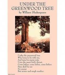 Buyenlarge Under The Greenwood Tree By William Shakespeare Textual Art Wayfair In 2020 William Shakespeare Vintage Advertisement Greenwood