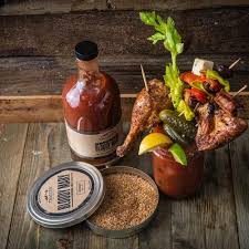 Serve in glasses over ice and garnish each serving with a pinch of cayenne pepper, a lemon wedge, and a celery stick. Traeger Smoked Bloody Mary Mix Traeger Grills