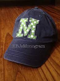 Ladies Applique Hat By Kbjsmonogram Applique Hats Embroidery Monogram Monogram Hats