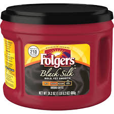 J M Smucker Company Folgers Black Silk Dark Ground Coffee Ground Regular Black Silk Dark 24 2 Oz Per Canister 1 Each