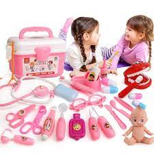 39 21pcs Kids Play Doctor Game Toys Set Children Cosplay Doctors Vocal Light Stethoscope Toy Kids Playing Doctor Kids Doctor Kit Kids Toy Shop