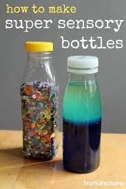 Close the lid tightly and seal with hot glue gun. How To Make Sensory Discovery Bottles Nurturestore