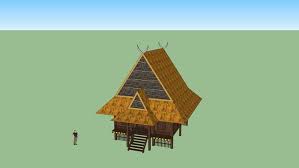 Meski banyak ragam, tapi rumah adat batak ini memiliki ciri . Rumah Adat Batak Mandailing 3d Warehouse