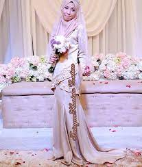 Baju kurung moden paddlepop grey mint lovelysuri com sumber. Baju Pengantin Baju Nikah Champagne Gold By Fairyna Sharina Couture Wedding Dresses Baju Nikah Dresses
