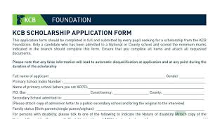 How To Apply For Kcb Scholarship For Secondary School 2019 Secondary School Scholarships School Scholarship