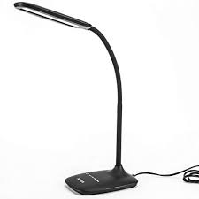 Taotronics stylish metal led desk & table lamp Amico 5w Small Desk Lamp Led Reading Light Gooseneck Table Lamp With 4 Lighting Brightness Levels Touch Small Desk Lamp Black Desk Lamps Gooseneck Floor Lamp