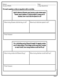 Students will also use their understanding of these operations in unit 7 when they apply them in the context of measurement word problems. 3rd Grade Multiplication Division Word Problems 1 And 2 Step
