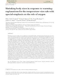 Resident's designated person requests that staff open the mail; Pdf Shrinking Body Sizes In Response To Warming Explanations For The Temperature Size Rule With Special Emphasis On The Role Of Oxygen
