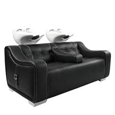 Wholesale Double Shampoo Bowl Chair Hair Backwash Unit China Beauty Salon Equipment Supplier Bowl Chair Beauty Salon Equipment Shampoo Bowls