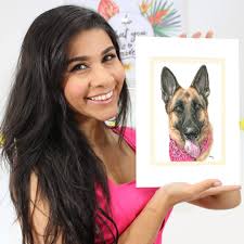 New pet portrait Poppy and Dora A3 Bristol board coloured Polychromos and  Caran D'Ache luminance pencils 29hrs Photos are my own