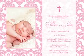 The best bible verses to include with your christening card message for a baby dedication. Baby Girl Baptism Invitation Sample Novocom Top