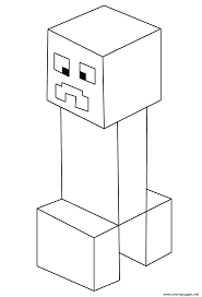 Minecraft mobs multiplication and division. Minecraft Creeper Coloring Pages Printable