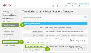 How To Restore My Xfinity Modem Support Com