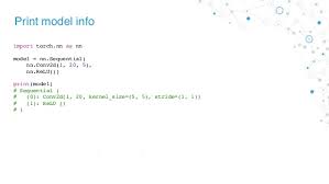 It also includes a test run to see whether it can really perform. Dive Into Pytorch