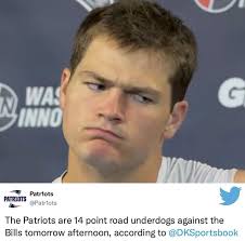 What are your expectations for the Patriots game today in Buffalo?