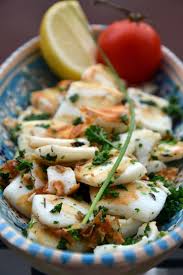 Lamelles De Calamar Geant En Tapas Calamar Recette Recette Encornet Calamar Geant
