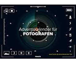 Wir haben hier einige kalender für fotografen zusammengestellt. Franzis Adventskalender Fur Fotografen Ab 19 95 Preisvergleich Bei Idealo De