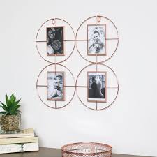 Shop for copper wall decor at shop better homes & gardens. Copper Multi Photo Frame Rose Gold Home Decor Wall Art Ebay