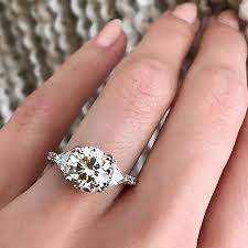 These C3 Color Champagne Diamonds Really Have Our S This Is The Ring That Started Wedding Ring Diamond Band Engagement Ring Wedding Band Champagne Diamond