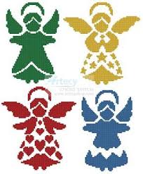 Cross stitch angel by beadg1rl on deviantart. Angel Silhouettes Cross Stitch Pattern By Tereena Clarke Crosstitch Com