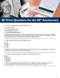 If you know, you know. Fillable Online 80 Trivia Questions For The 80th Anniversary Fax Email Print Pdffiller