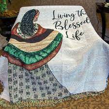 Scarica un video a tema businesswoman african american throws paper da 35.000 secondi a 25 fps. African American Art Designed Cotton Throws It S A Black Thang Com