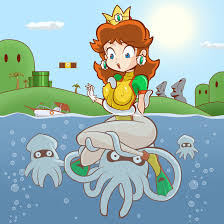 blooper (mario), princess daisy, mario (series), nintendo, super mario  bros. 1, super mario land, 1girl, covered erect nipples, restrained, squid,  tentacles - Image View - | Gelbooru - Free Anime and Hentai Gallery