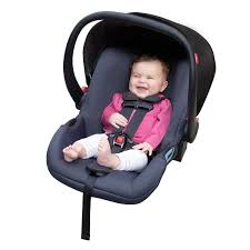 Phil Teds Alpha Baby Car Seat Alpha Car Seat Side With Smiling Baby 1200