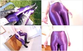Flexi spandex pornstar zuzanne (clip). Shiny World Nylons Spandex Jeans Outfit