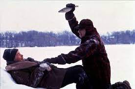 Grumpy Old Men Sinking Your Ice Fishing Shanty In The Lake Wasn T Good Enough For Me Now I Feel The Need To Stab You In Grumpy Old Men Old Man Film Jack Lemmon