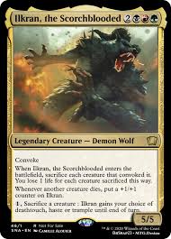 He might just slaughter the animals you were raising, raid your storage, or trample your garden! The Very Big Very Bad Very Wolf Ilkran The Scorchblooded Trying To Make Cool Commanders 46 Custommagic
