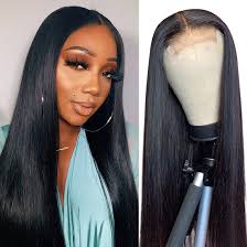 Wigs for Black Women Human Hair Lace Front Wigs Pre Plucked with Baby Hair  150% Density Brazilian Straight Lace Closure Human Hair Wigs Natural ...
