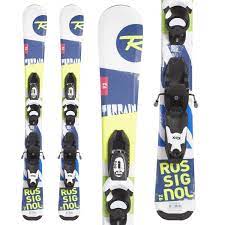 Kid S Rossignol Terrain Skis Look Kid X 4 Bindingslittle Boys 2018 92 Skiing Boys Ski Packages