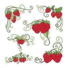 Maybe you would like to learn more about one of these? Strawberries Counted Cross Stitch Pattern
