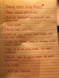 Study Habits Nursing School Motivation Nursing School Organization Medical School Studying