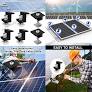 solar pv panel module mid clamp and end clamp from www.solarpartscomponents.com