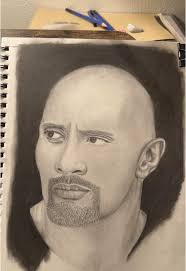Disegno Con Faccia The Rock