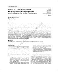 Because each field in abm might make use of other, surrounding fields during … Pdf Survey Of Qualitative Research Methodology In Strategy Research And Implication For Indian Researchers