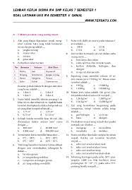 Latihan soal ipa kelas 7 smp mts kurikulum 2013 ini dibagikan untuk membantu belajar peserta didik kelas 7 smpmts khususnya pada mata pelajaran ilmu pengetahuan alam ipa. Pdf Soal Fisika Smp 7 Pramudita Kusuma Academia Edu