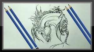 Easy animal drawings drawing tutorials for beginners easy drawings pencil art drawings art painting gallery color. Amazing Pencil Drawing Animals Simple Horse Drawing Easy Youtube