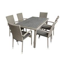 Gartentisch Valencia Rattan Grau Ca 160 X 75 X 90 Cm Gartentisch Gartenmobel Sets Couchtisch Braun